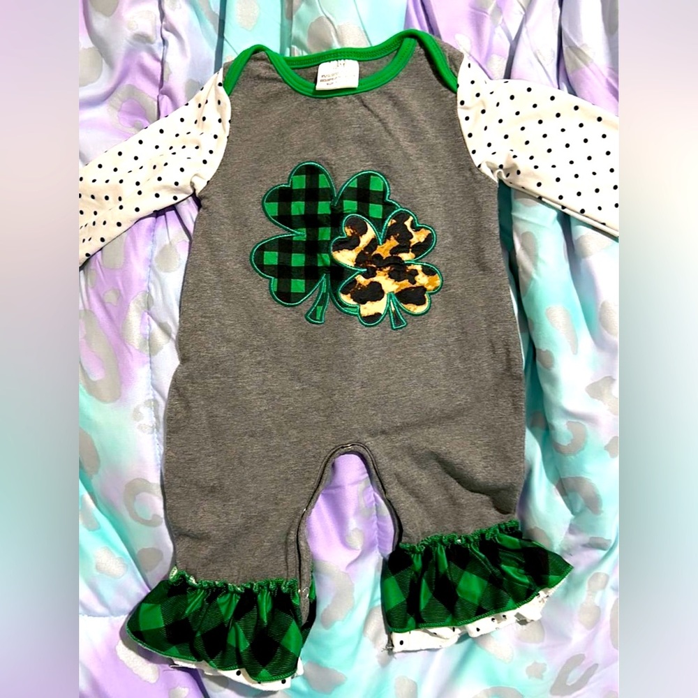 St. Patrick’s Day baby girl outfit brand new!